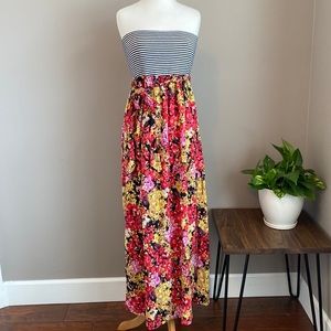 Strapless maxi dress Medium